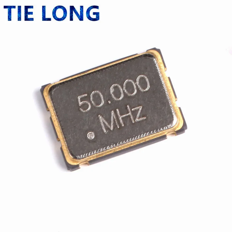 5ШТ 5*7 мм 7050 4 за контакт SMD Генератор на 50 Mhz 50 М 50.000 Mhz Активен Кварцов генератор Изображение 0