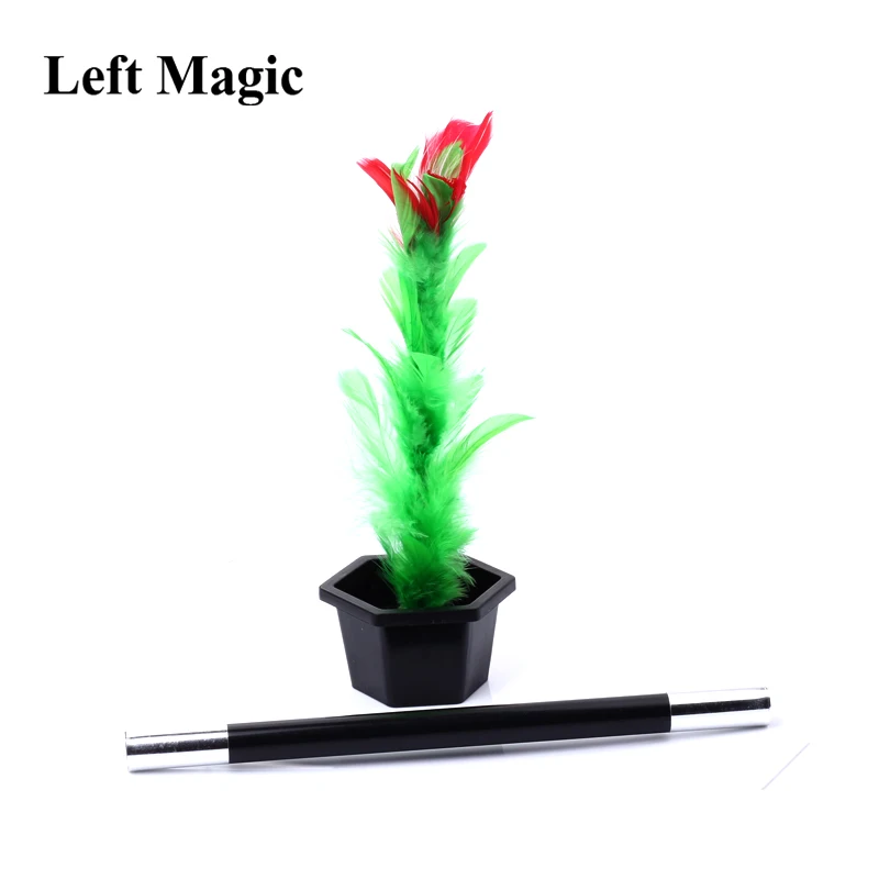 Магическа пръчка с цвете, магически трик, леки трикове, играчки за възрастни, детски предавания, подпори, играчки за момчета, забавление за децата, G8002 Изображение 2