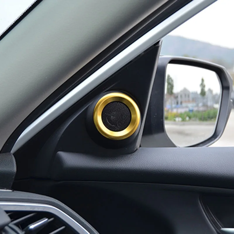 автомобилно пръстен За говорителя високи честоти, специален звуков пръстен, Украса за интериора, Аксесоари за автомобили За Honda Civic 2016-2018 Седан 10-то Поколение Изображение 3