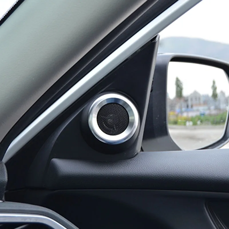 автомобилно пръстен За говорителя високи честоти, специален звуков пръстен, Украса за интериора, Аксесоари за автомобили За Honda Civic 2016-2018 Седан 10-то Поколение Изображение 4