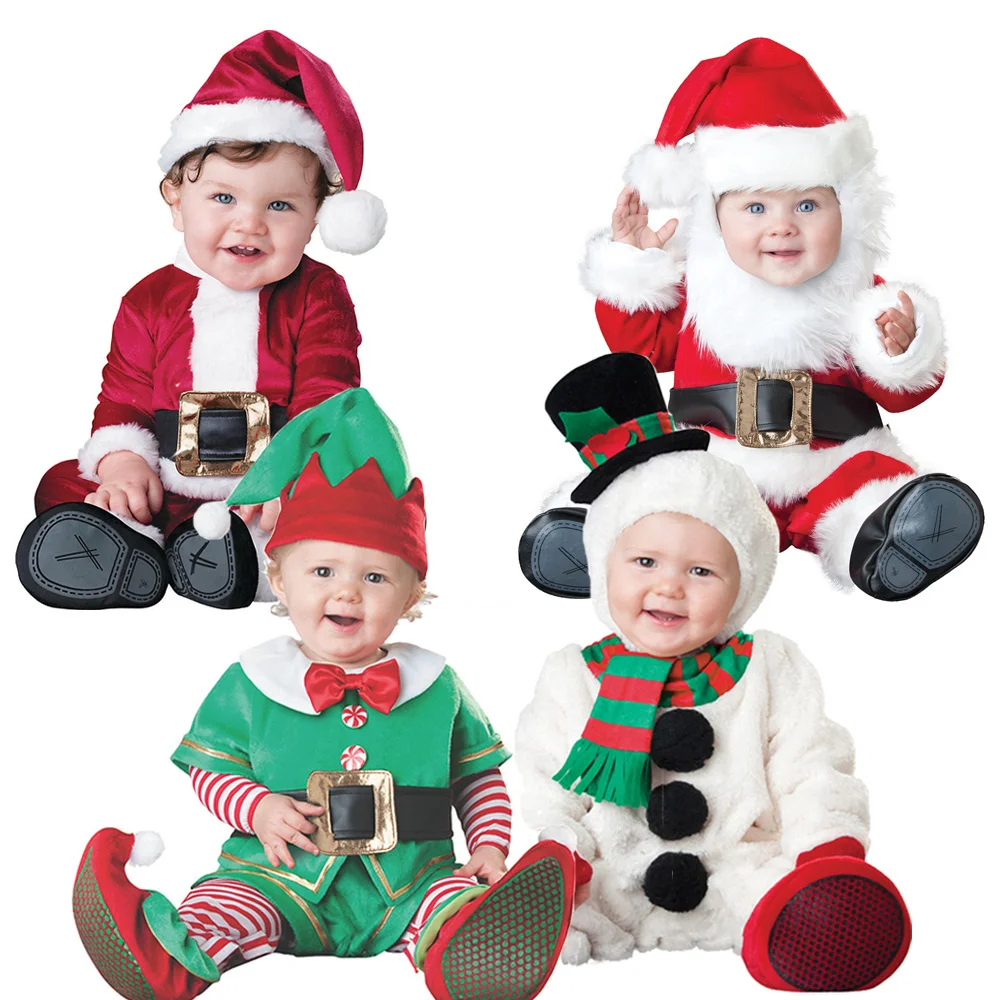 Детски Костюм на Дядо Коледа Ye ' s, Детски Костюм Снежен Коледен Костюм на Елф За Деца, Честит Коледен Костюм на Дядо Коледа, Cosplay, Ново Записване Изображение 0