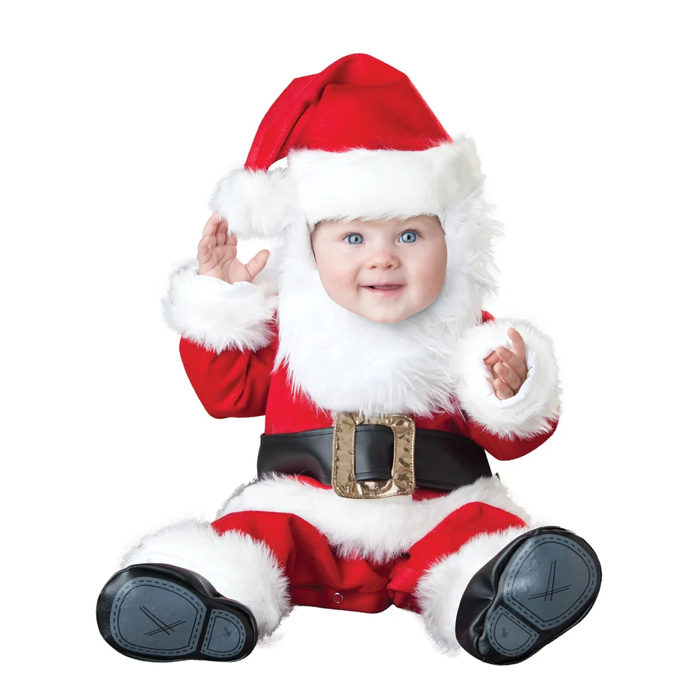 Детски Костюм на Дядо Коледа Ye ' s, Детски Костюм Снежен Коледен Костюм на Елф За Деца, Честит Коледен Костюм на Дядо Коледа, Cosplay, Ново Записване Изображение 4