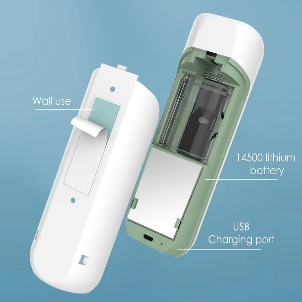 Автоматично дозиране система Аромати Безжичен Освежители за Въздух и Пистолет USB Акумулаторна батерия за Преносим Ароматни Дифузор Етерично Масло Humidificador Изображение 4