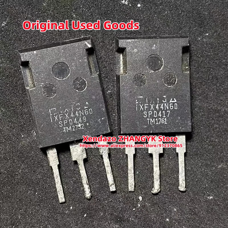 10 бр./лот (не е нова) IXFX44N60 44N60 44A 600 MOSFET T0-247 Оригинални употребявани стоки Изображение 3