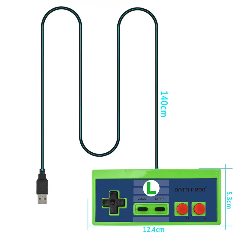 Игри Джойстик Геймпад Контролер за Nintendo SNES Външния Вид на Windows7/8/10/ Джойстик за управление на MAC USB Изображение 3
