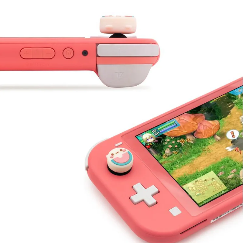 Animal Crossing Мечка Котка Nintend Thumb Stick Дръжка на Кутията Джойстик Капачка За Nintendo Switch Lite Joy-con Контролер Калъф За Джойстик Изображение 3