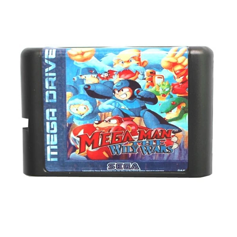Детска карта на Sega MD - Mega Man The Хитър Wars за 16-битово игра касета Sega MD Megadrive Genesis system Изображение 0