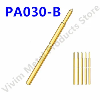100ШТ PA030-B Пружинен тест габър PA030-B1 Тест игла сонда P030-B Диаметър 0,30 мм Дължина 11,50 мм Пружинное откриване на P030-B1