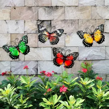 19 Стилове 3D Метална Пеперуда Декор, Вдъхновен Стенни Скулптура Подвесная Вътрешна Външна За Дома, Градината Спални Продажбите на Едро