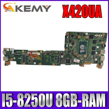 60NB0LA0-MB3120 За ASUS VivoBook X420U X420UA дънна Платка на лаптоп REV.2.0 дънна Платка с процесор I5-8250U 8 GB оперативна памет 100% Тествана Работа