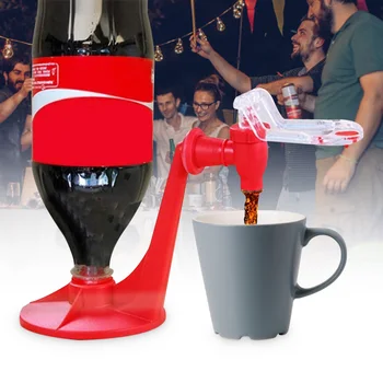 ABS Магически Кран Кран Безалкогольная Консумация на Обърнатата Машина За Вода от Диспенсер За Напитки на Кока-Кола Домашно Парти Пъб Бар на Съдове За Напитки