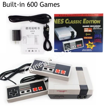 HD NES Classic Edition Ретро Игрална конзола за видео игри, вградена Мини Преносима Игрова конзола на 600 Игри