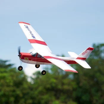 MinimumRC Червен Cessna-152 360 mm Размах на Крилата Канал 3 Симулатор С Фиксирано крило RC Самолет Играчки На Открито За Деца Детски Подаръци