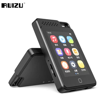 RUIZU C1 Пълен Сензорен Екран, MP3 плейър 16G С Bluetooth 5,0 аудио плейър Поддържа TF Карта Запис на Електронна Книга Видео Говорител Walkman