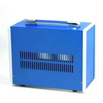 Uxcell Метален Електрически Кабел Свързва Разходопокривния кутия синьо 270 mm x 210 mm x 140 mm