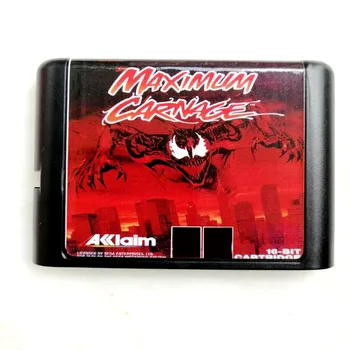 Venom - Максимална клането 16-битова карта с памет MD за Sega Mega Drive 2 за SEGA Genesis Megadrive