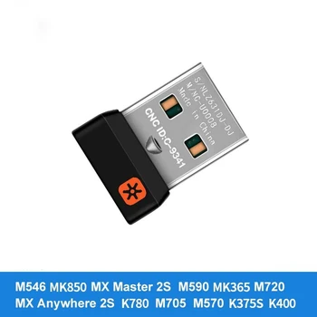 Безжичен Приемник Ключ, който Обединява USB Адаптер За Logitech Mouse Keyboard Connect 6 Устройство За MX M905 M950 M505 M510 M525 1 бр.