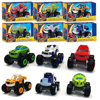 Детска Играчка Кола и Чудовище Машини Супер Трикове Blaze Момчета Деца Камион Автомобил Coll Подарък за Дете, за Рожден Ден, Коледни Подаръци