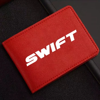 За Suzuki SWIFT Индивидуални Аксесоари С Логото на Притежателя на свидетелство за Управление, Свидетелство за управление на Документи в Чантата си Калъф ID Карта Чанта