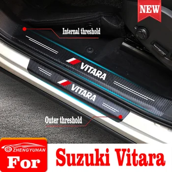 За Suzuki Vitara 2006-2020 Защитник На Прага На Автомобила Тампон Върху Накладку Защита На Педалите Тампон Протектор Етикети Аксесоари За Подреждане