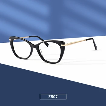 Рамки за Очила за Жени Котешко Око Модерни Оптични Очила, Рамки За Очила, Очила Дамски слънчеви Очила По Рецепта Рамки За Очила